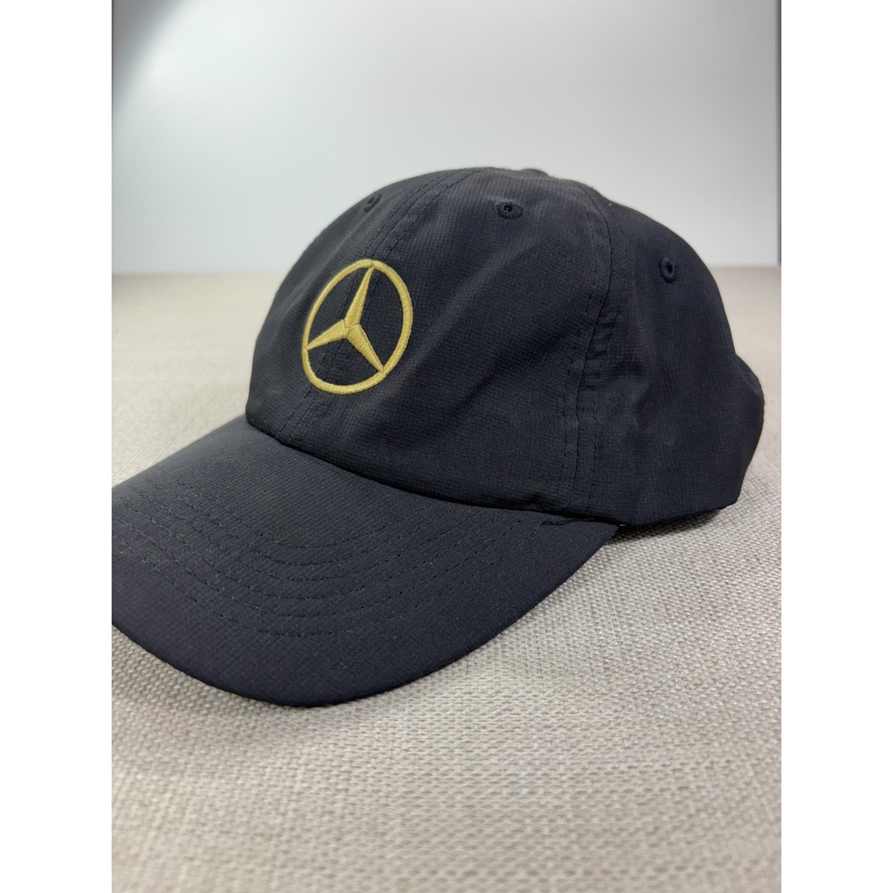 Mercedes Benz Logo Black Running Lightweight Adjustable Strap OSFA Hat